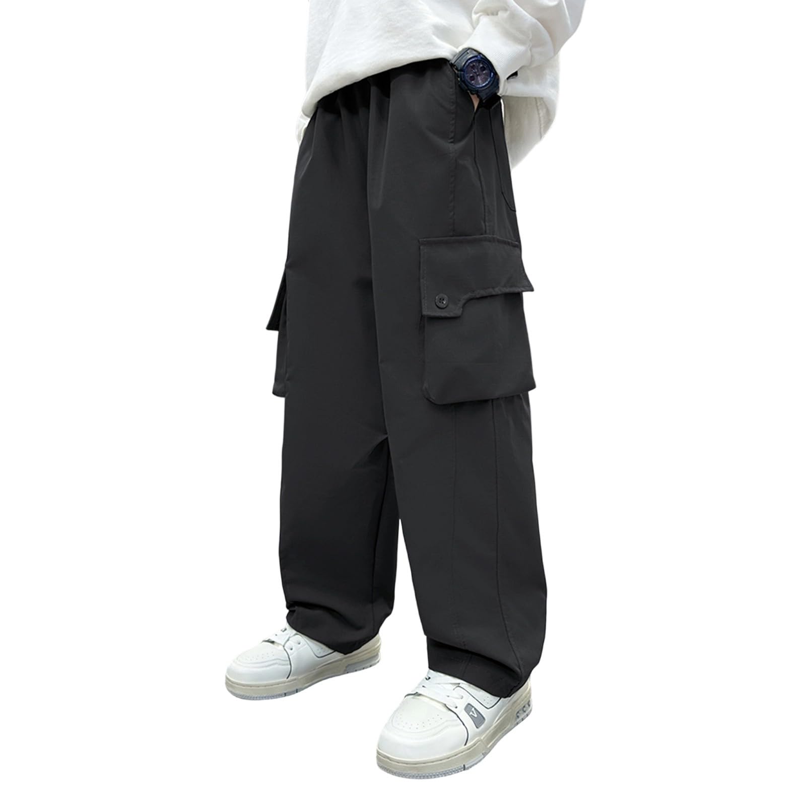 Pantalon enfant garçon en polaire contre le froid pour sport 130