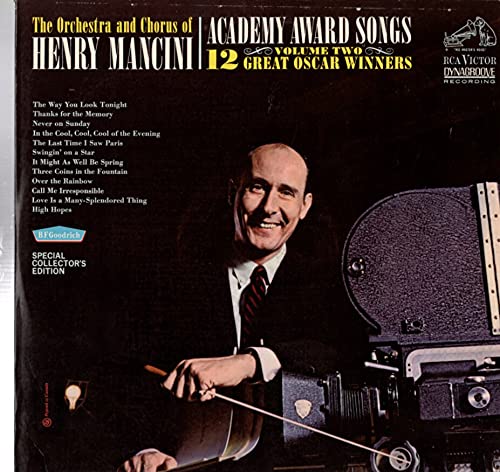 Henry Mancini: Academy Award Songs Volume Two LP VG++/NM Canada RCA PRM-175
