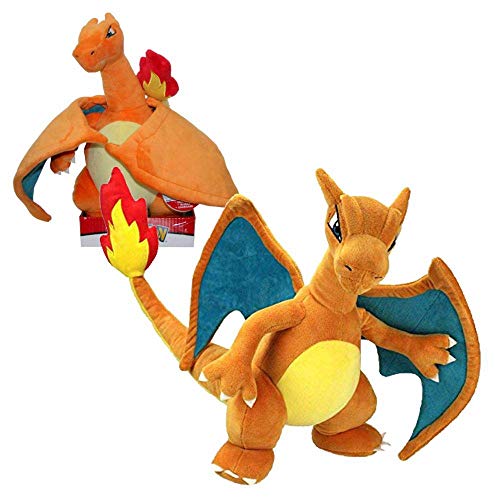 Preisvergleich Produktbild SJGDBN-zdnjhzkLively Moments Pokemon Plüschtier / großes Kuscheltier / Plüschfigur Glurak / Charizard ca. 28 cm