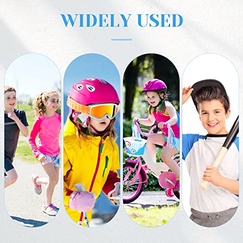 Image of Haysandy 4 Pieces / 2 Pair Kids Ankle Support Brace Elastic Kids Compression Socks Knitted Ankle Sleeve for Jogging Running Fitness(Dark Blue,5-10 Years)