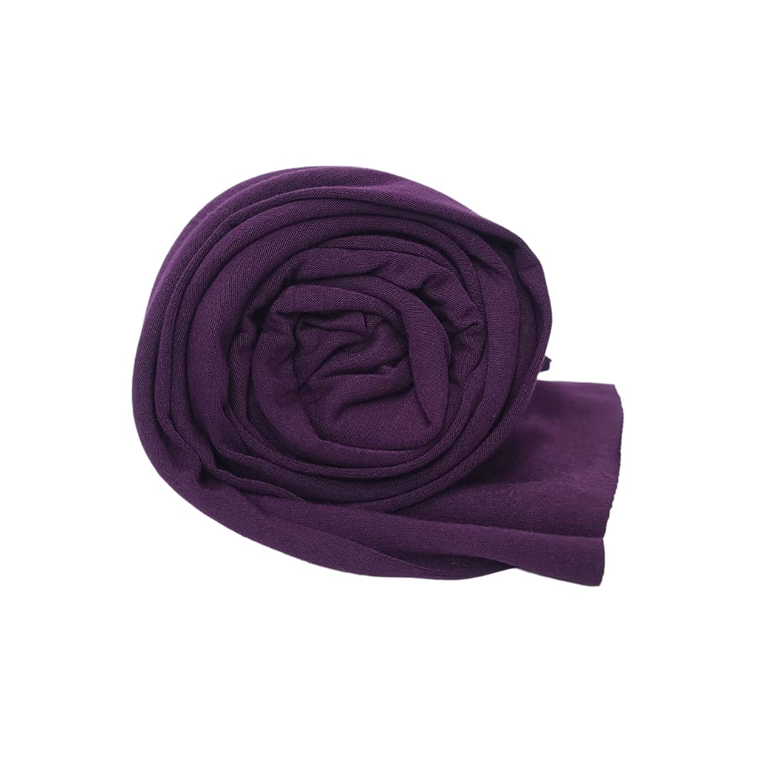 AMOS and SAWYER Solid Fabric Wrap/Layer, Newborn Baby Layer Photography Prop (Eggplant)