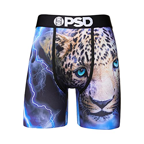 PSD Mens Boxer Brief (Multi/Leo Bolt, XL)