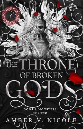כריכת הספר The Throne of Broken Gods מאת Amber V. Nicole