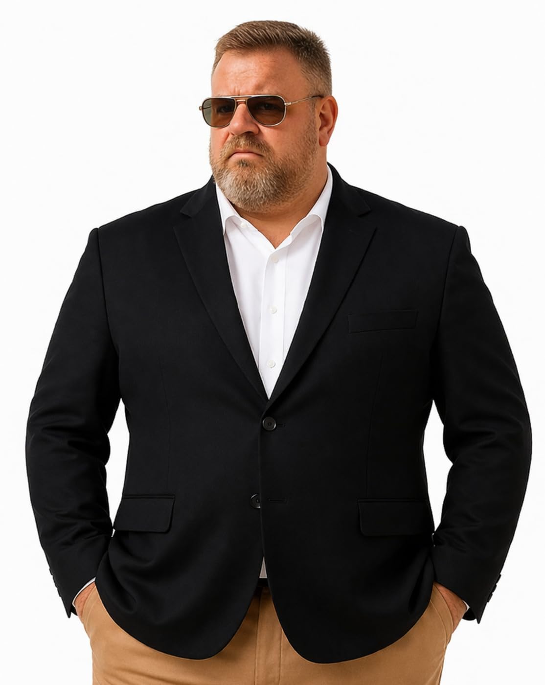 Slim Fit Black Blazer for Party & Office-picture-10