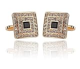 Generic Diamond Enamel Cufflinks Fashion Men's Cufflinks Personality Shirt Suit Cufflinks Shirt Accessories For Cuff Links Mens Business Wedding Creative And Exquisite Workmanship Practical