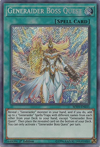 yugioh boss duel cards Amazon.com: Yu-Gi-Oh! - Generaider Boss Quest - MYFI-EN035 - Secret Rare -  1st Edition