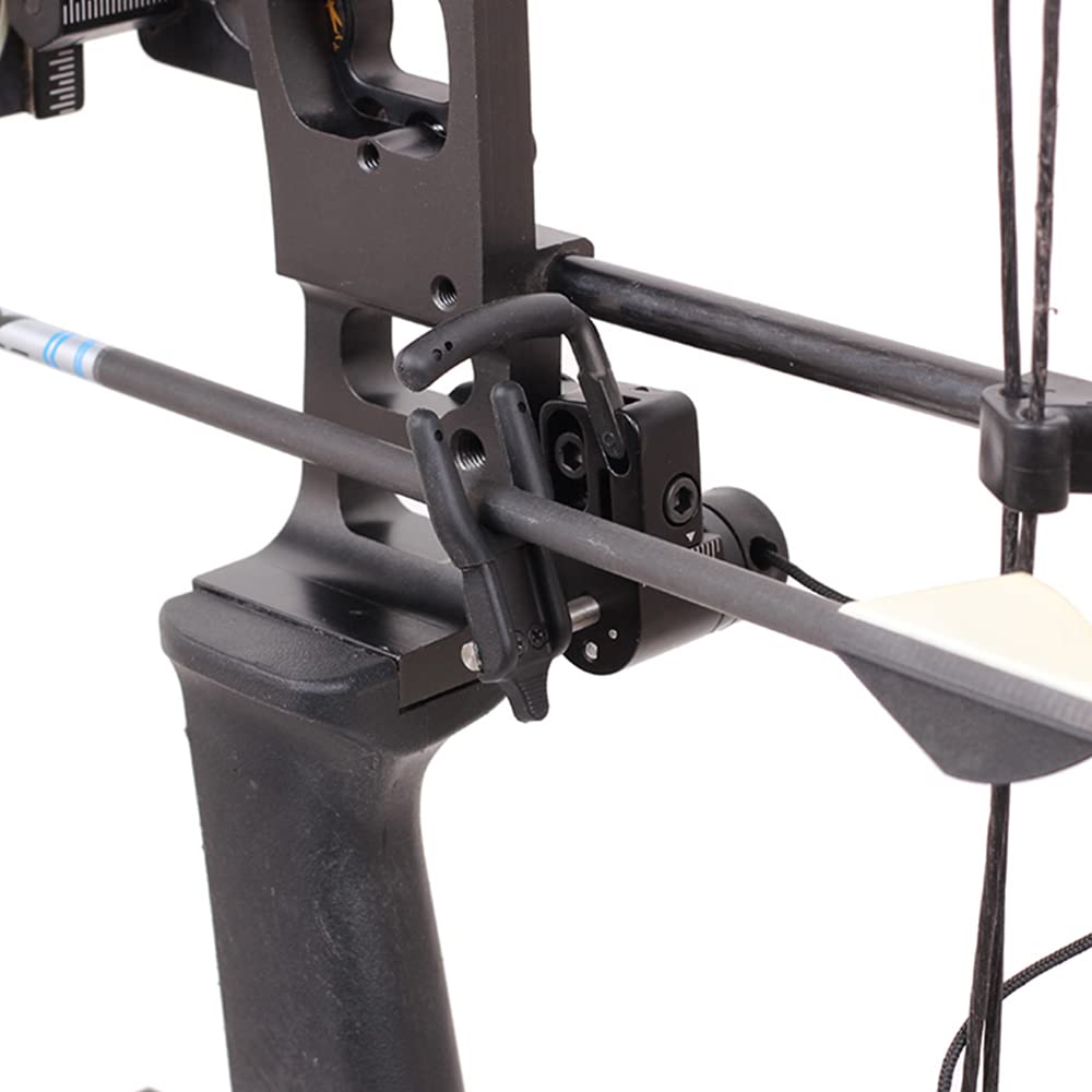 MILAEM Tiro con Arco Reposaflechas Drop Away Resto de Flecha Aleación de Aluminio Flecha Lanzador para Arco Compuesto Mano Derecha