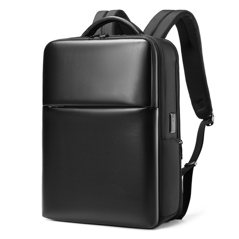 Sac à dos en cuir synthétique Noir L au design élégant de mallette business