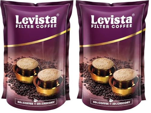 Image of LEVISTA FILTER COFFEE 80:20-200 GM POUCH (Pack of 2)