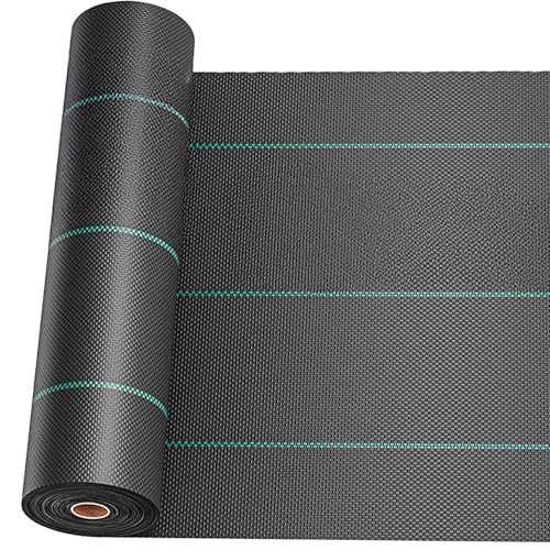 Home Tresor - Telo Pacciamatura Anti Erbacce Antialga Tessuto Permeabile Barriera Contro Infestanti per Orto e Giardino - 2x20 MT