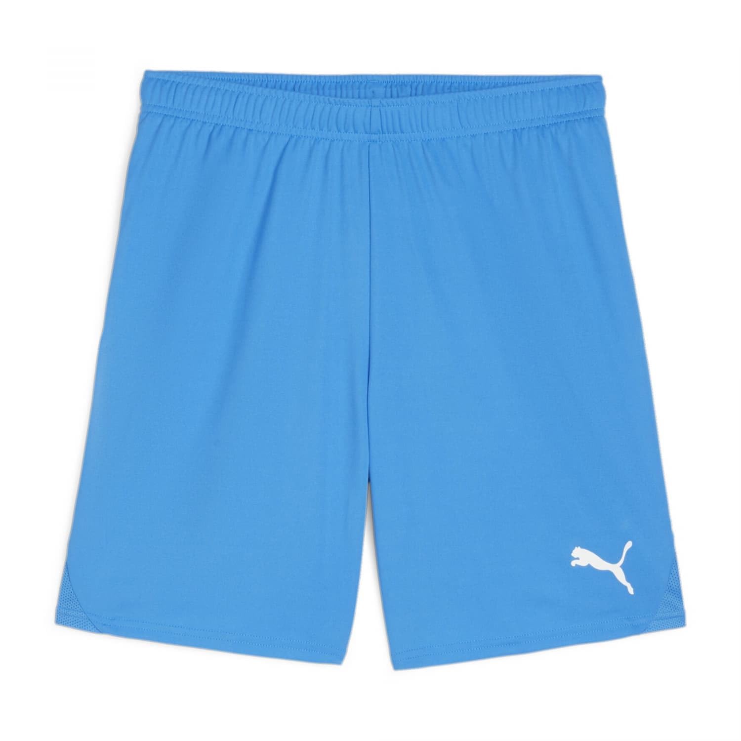 PUMA Unisex Teamgoal Jr Knitted Shorts, Electric Blue Lemonade-puma White, 140 EU