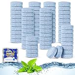 URAQT Screenwash Tablets, 75 Pieces Windscreen Washer Tablets, Car Windscreen Washer Fluid Concentrated, Screenwash Car Effervescent Tabs Solid Wiper Cleaning Tablets for Windows, Screen, Glass