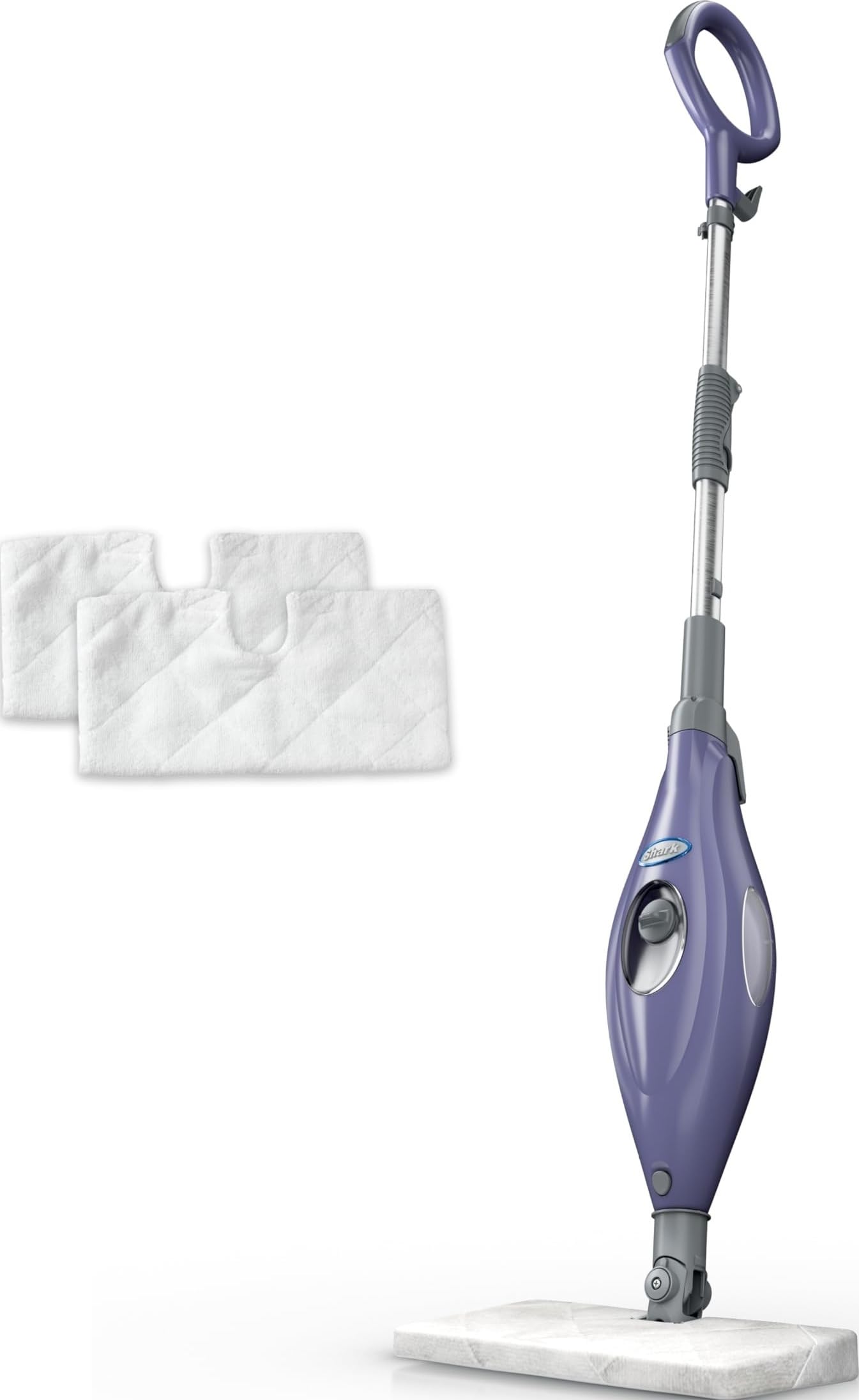 Shark Steam Pocket Mop S3501 with 2 Washable Double-Sided Pads, Purple