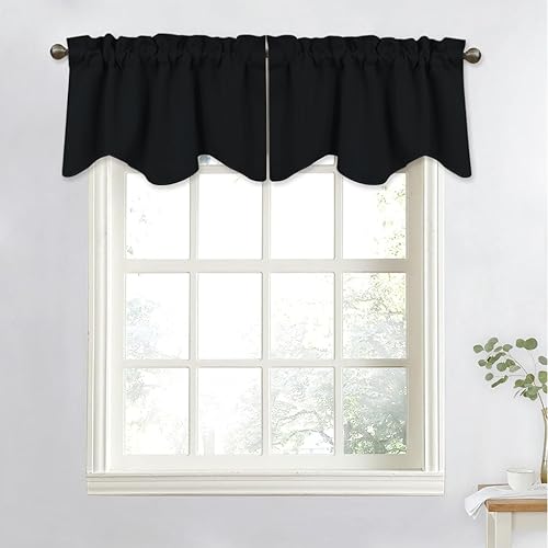 Nicetown cenefa festoneada de 52 x 18 pulgadas