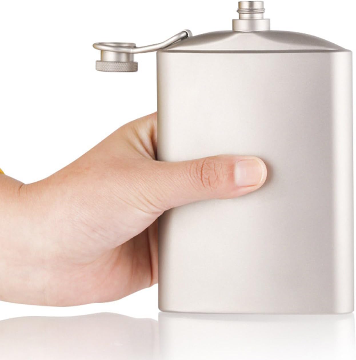 Tumblers Water Glasses,Portable Hip Flask 260ml/200ml with Screw Caps Portable Wine Bottle for Camping and Outdoors Adventure