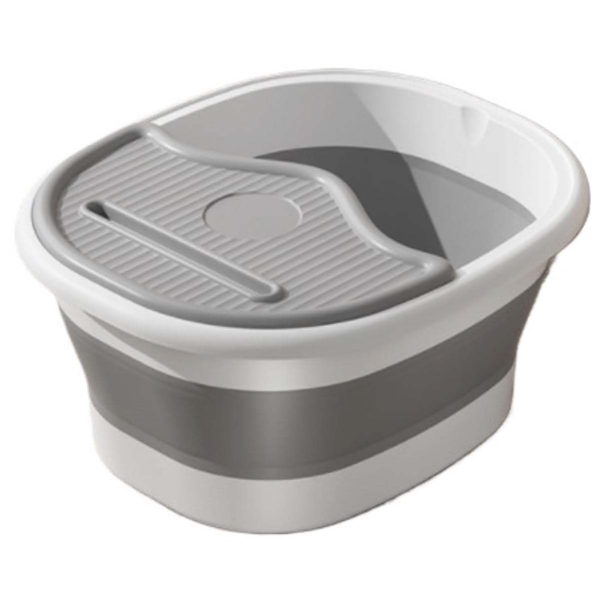 Seau pour bain de pieds pliable contre les tensions plantaires à la maison