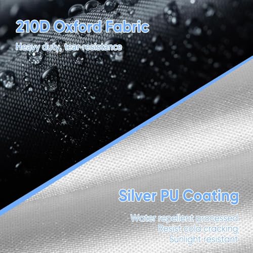 NEVERLAND Sandkasten Abdeckplane 155 * 155 * 20cm Sandkasten Abdeckung Plane Sandkastenplane Abdeckung für Sandkasten Staubdichte Sandkasten Abdeckung Spielzeug Sandkasten Abdeckung