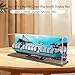 Acrylic Display Case for Lego 10241 Maersk Cargo Ship Model, 3mm Dustproof Display Box, Display Case Compatible with Lego 10241 (Model Not Included) (Background 3MM A)