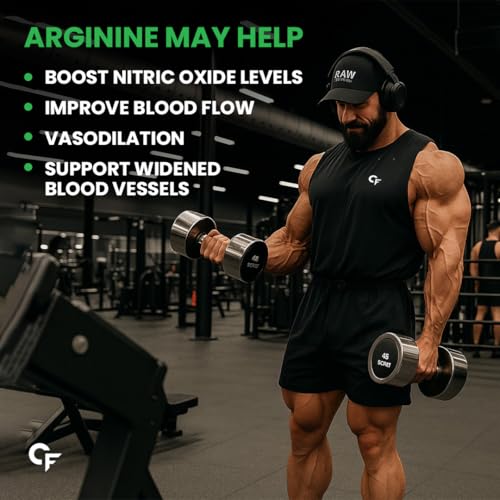 Image of Carbamide Forte L Arginine 1000mg Supplement Per Serving - 10 Veg Capsules