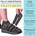 BraceAbility Closed Toe Medical Walking Shoe - Lightweight Broken Toe Cast Boot, Fractured Foot Brace for Metatarsal Stress Fracture, Post-op Bunion, Hammertoe Surgery Recovery - For Men or Women (L)