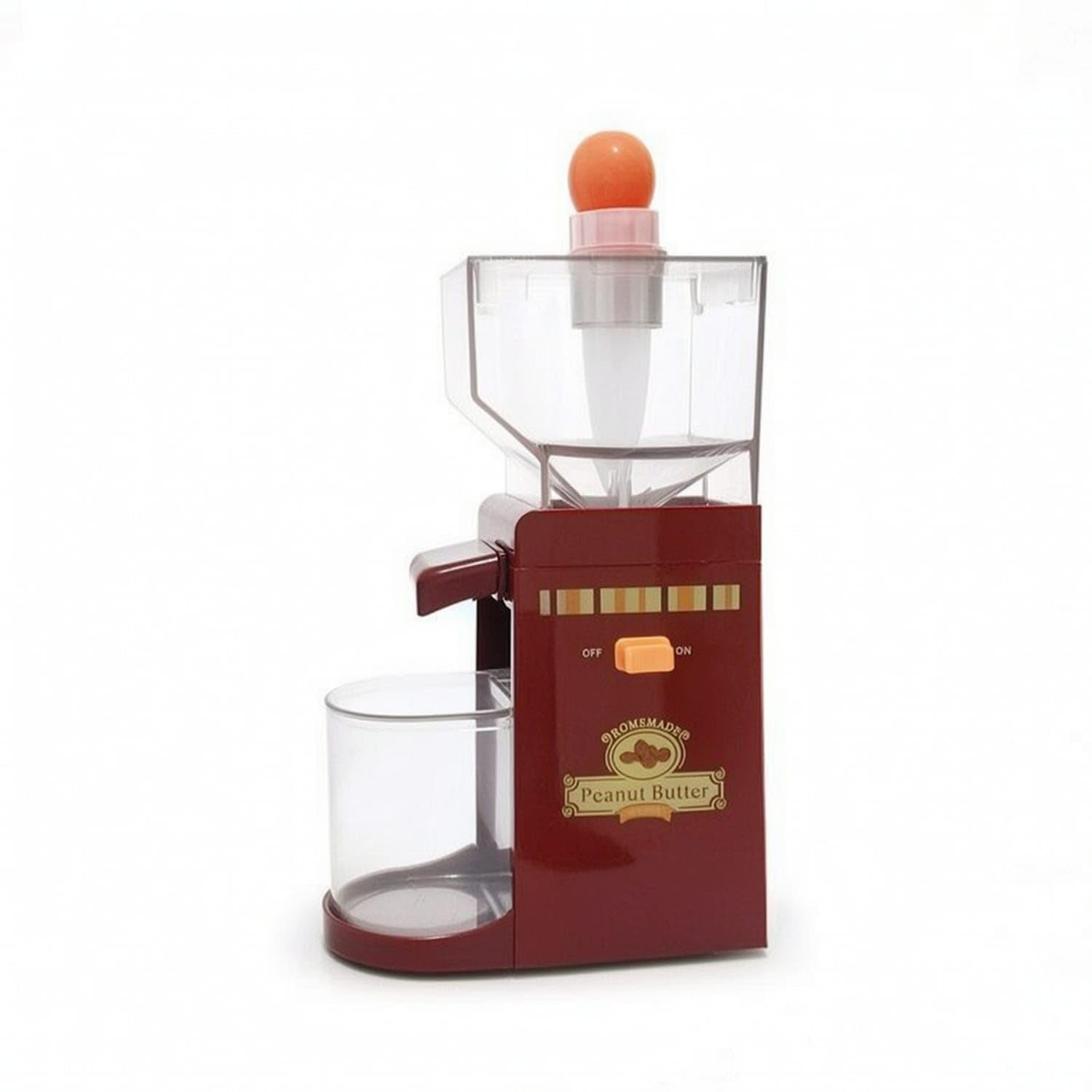 Electric Peanut Butter Maker Household Nut Butter Maker Countertop Grinding Machine with Hopper Compact for Home Cooks, Kitchen, Dorm, UK Plug|Bread Machines|Home & Garden-image-1