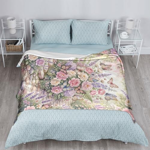 Couverture printemps romantique cadeau idéal pour lit - 6