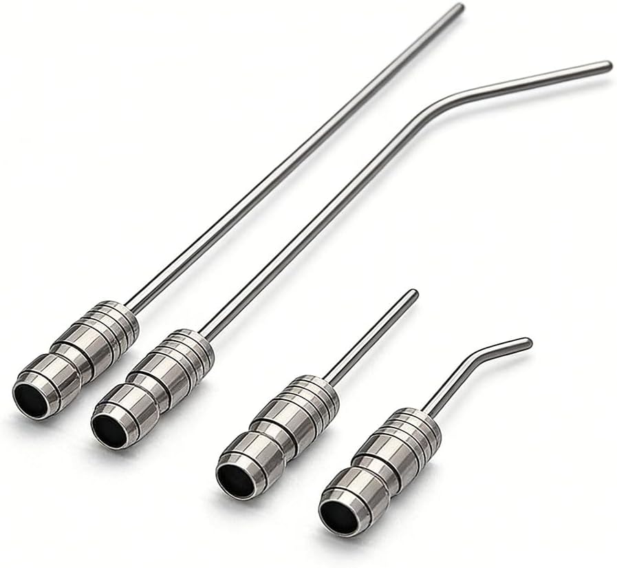 4 Pack High Pressure Washer Nozzle Kit for Washing Machine & Ac Cleaning,Heavy Duty Hose High-Pressure Washer Extension Rod Spray Nozzle Kit for Drum,Deep Clean,Quick-Connect (4PCS)