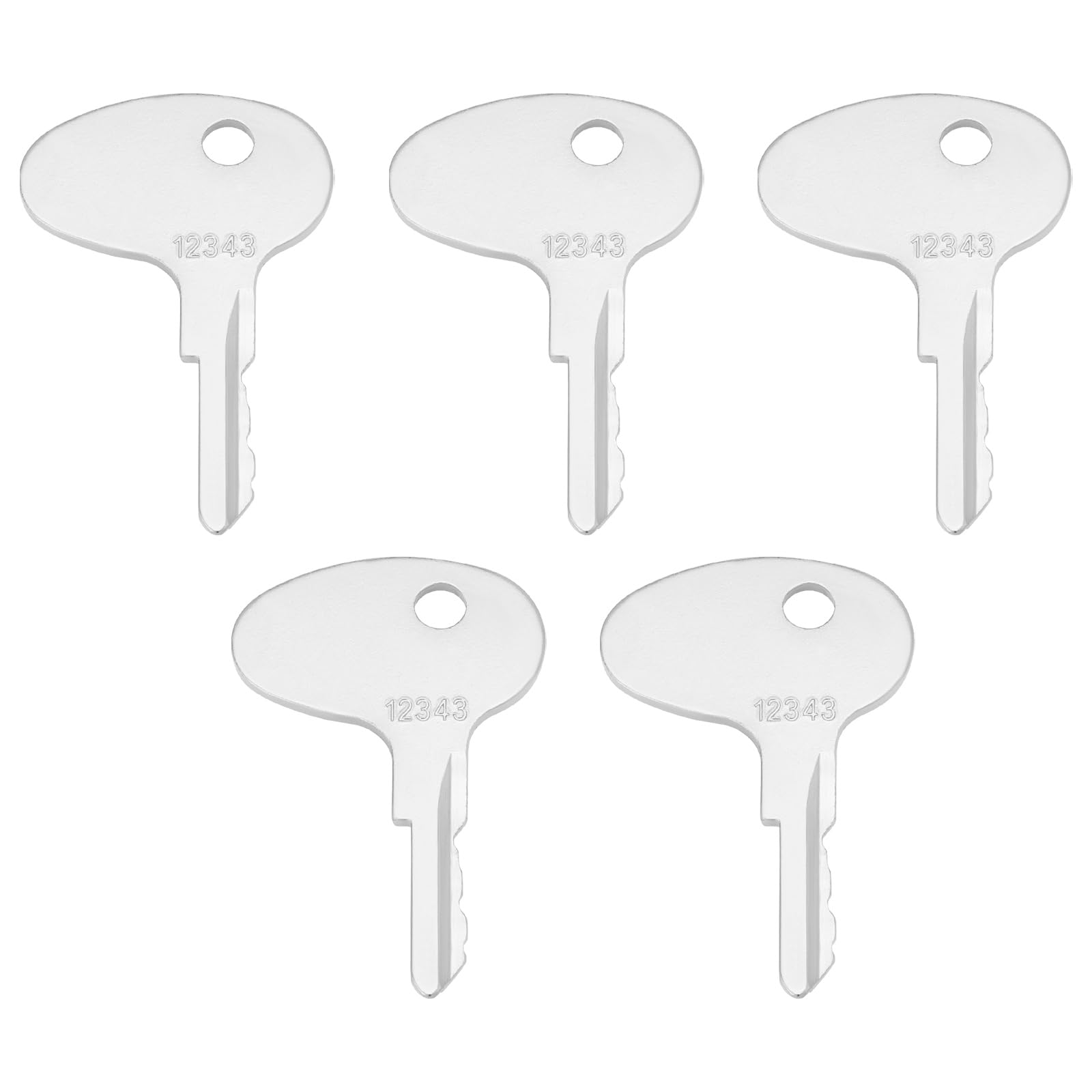 LT Easiyl Lot de 5 Clés de Contact d'allumage pour Chariot élévateur 912-0514920 Compatible avec Mitsubishi Dozer BD2 Compatible