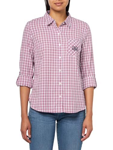 Image of Tommy Hilfiger Women's Plaid Lurex Button Up Shirt