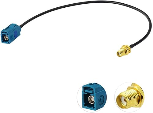 Miniatura 7 de Bingfu Fakra Z hembra a SMA hembra cable adaptador de antena de vehículo 11.8 in 12 pulgadas para coche estéreo Android unidad principal navegación