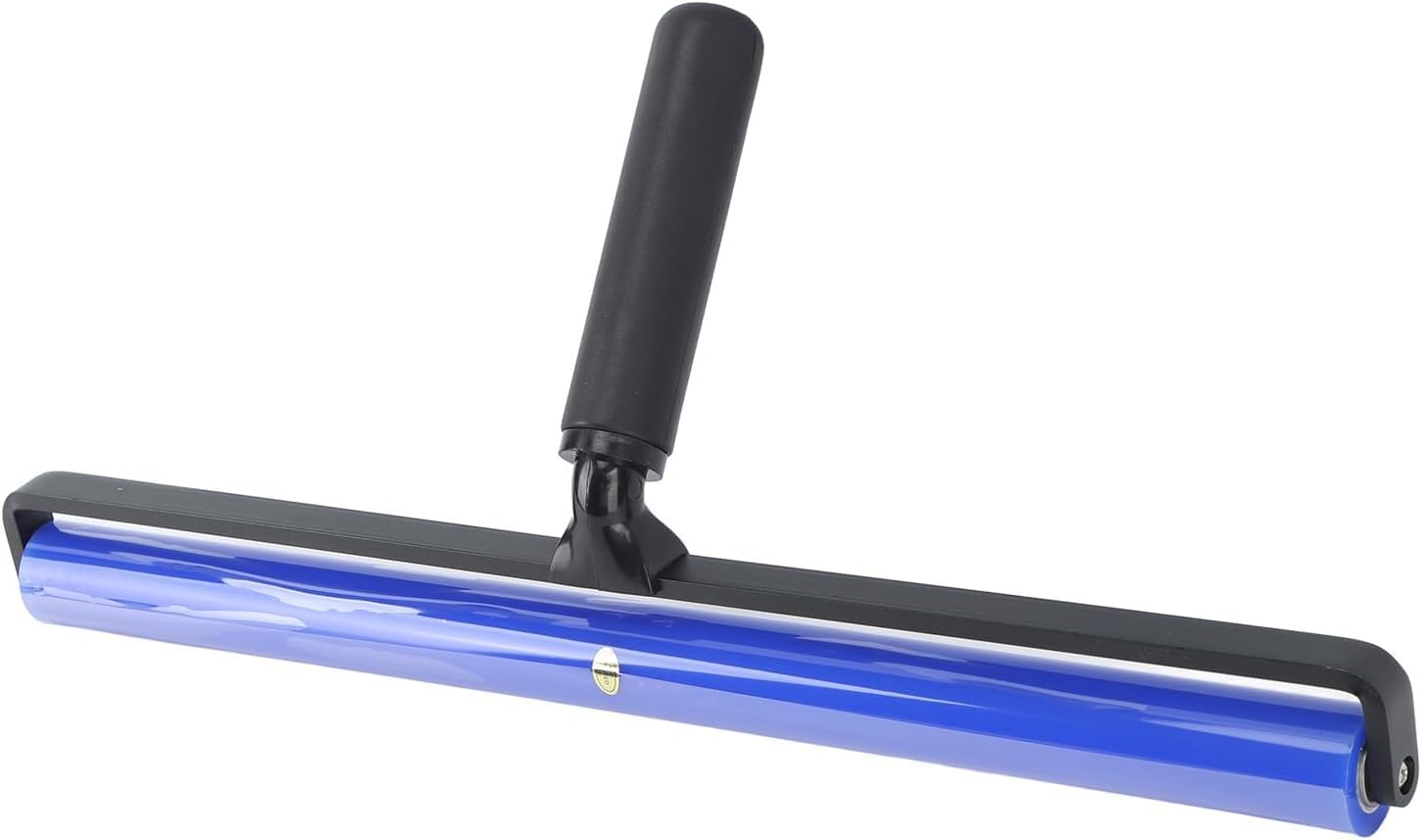 Rodillo manual de silicona de alta flexibilidad, excelente rodillo estático de desgaste para una eliminación eficiente del polvo en la habitación y la placa de circuito (4 pulgadas)/29377 (40,6 cm)
