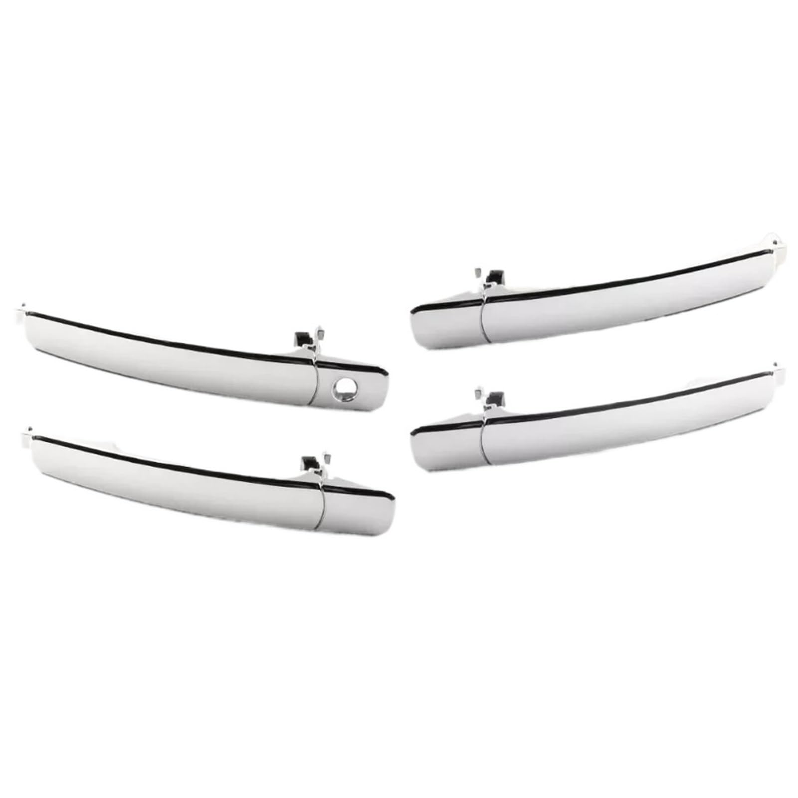 DUDUYANG Car Outside Door Handle for Nissan for Infiniti FX35 FX45 for Murano for Rogue 2008-2013 4Piece Exterior Door Handle Chrome Front Rear 80640-CA012