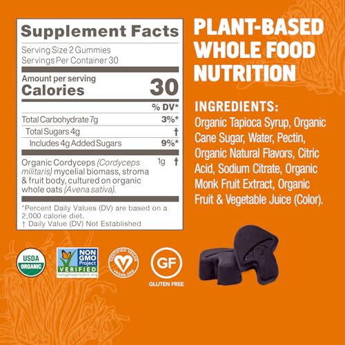 OM Mushroom Superfood Cordyceps Gummies