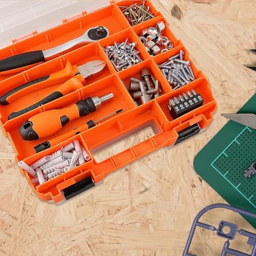 Boîte de rangement vis double face pour ne plus mélanger vos petites pièces
