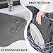COAZEX 2 PCS Washer and Dryer Covers for the Top, 25.6''x 23.6'' Silicone Dryer Top Protector Mat Non-slip Waterproof Washing Machine Cover Protector Top Load for Laundry & Kitchen (Dark Gray)