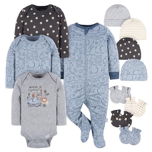 Gerber Baby Boys 12 Piece Layette Gift Set, Happy...