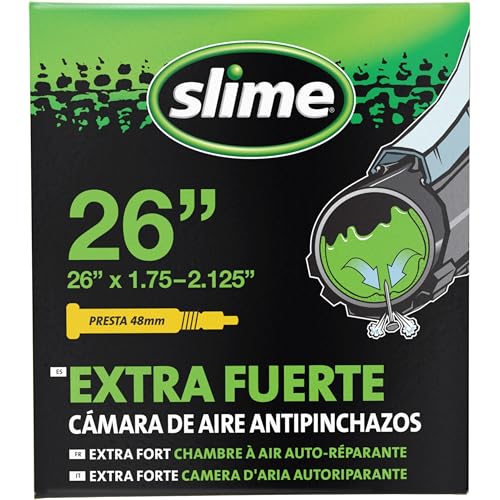Slime 30060 Cámara Interior De Bicicleta Con Sellante De Pinchazos Slime, Sellado Autónomo, Prevenir Y Reparar, Válvula Presta, 47 57 - 559 Mm 26 X1,75-2,125 Slime 30060 Cámara Interior De Bicicleta Con Sellante De Pinchazos Slime, Sellado Autónomo, Prevenir Y Reparar, Válvula Presta, 47 57 - 559 Mm 26 X1,75-2,125
