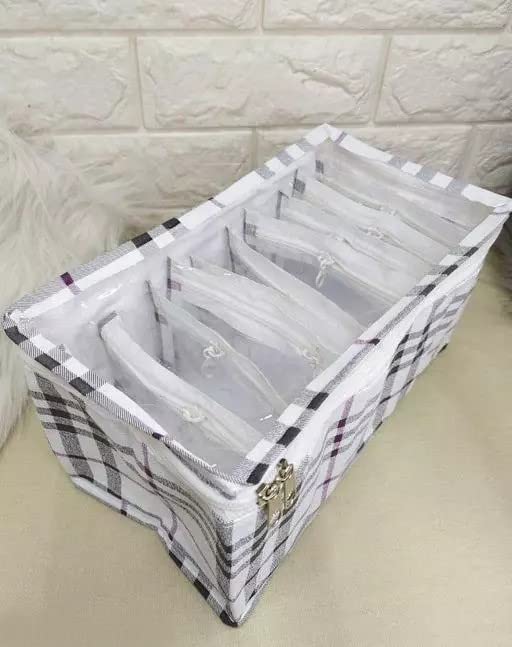 PRISMAXIC 10 Pouches Jewellery Organizer Girls And Women Bangles Box Organizer For Bangle, Watches, Bracelets, Jewellery With Travel Cases Storage(Multicolor)