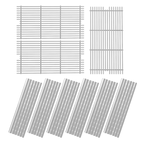 Votenli 54911 Cooking Grid Grates with 94091 Heat Plate Replacement for Viking VGBQ 30 T Series VGBQ 40 T SER VGBQ410-3RE VGIQ410-3RE VGBQ 41T VGBQ300T VGBQ0302T VGBQ3002RT Grill Parts