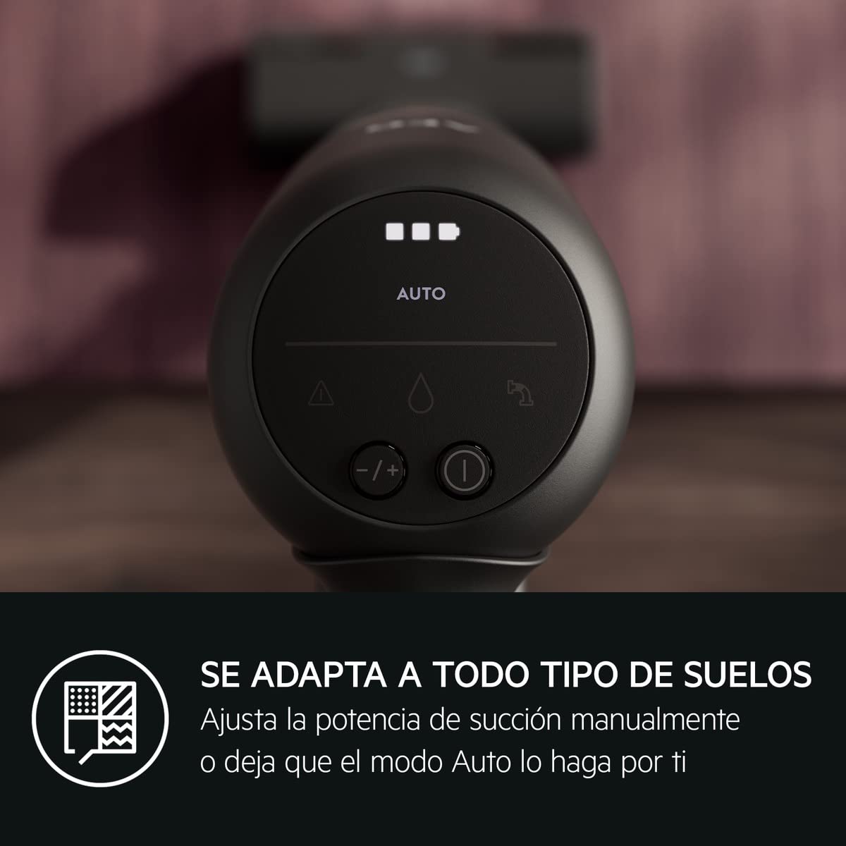 AEG AP71UB14AM Aspiradora Sin Cable, 14,4 V, Autonomía de 50 min, Batería Extraíble, Filtración en 5 Etapas, 4 Velocidades, Incluye Accesorios, Aspirador Escoba y Mano, Gris