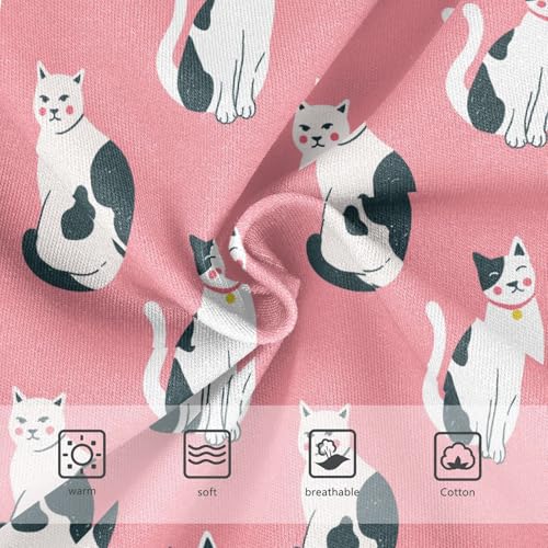 Girls' Underwear Cute Cat Cotton Stretch Comfort Toddler Panties3