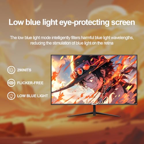 Image of 27 Inch QHD Computer Monitor, 2K 100Hz IPS Gaming Monitor, 1440P Frameless Eye Care PC Office Monitor, HDMI and DP Support Vesa Height,ldeal for Home Office & Casual Gaming（G27D Air Vision）