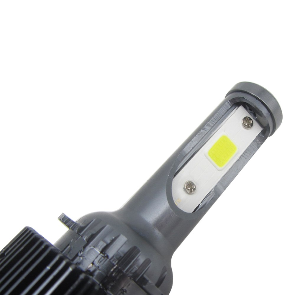 TOOGOO 2 szt. 55 W/żarówka 110 W/zestaw 11000 lm / zestaw H15 LED reflektory zastępują HID Bi-Xenon Hi/Lo żarówka 6000 K biała lampa