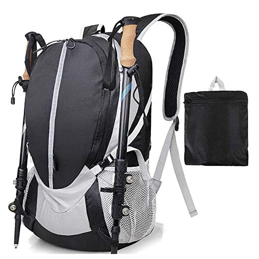 Songwin 35L Ultra Ligera Mochila Plegable de Senderismo Excursión Deportes al Aire Libre/Bolsa de Viaje, Nylon Impermeable，para Viaje Acampar Escalada Correr Ciclismo