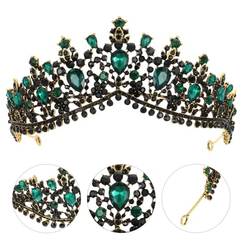 Tiara de boda vintage cómoda que no se cae para peinados de compromiso 7