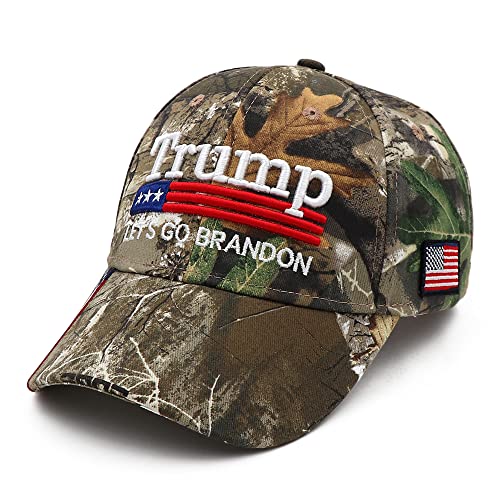 Lets Go Brandon Hat FJB Lets Go Bandon Joe Biden Adjustable Baseball Cap Embroidered Trucker Cap for Men Women