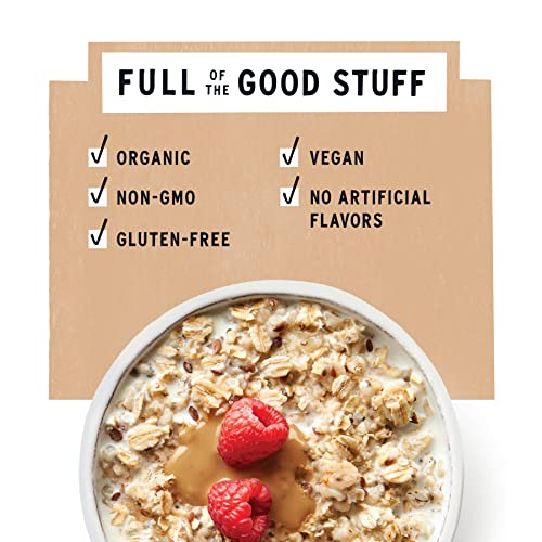 Image of purely elizabeth Superfood Oats, Original, Amaranth, Quinoa Flakes, Flax Seeds, Chia Seeds,Gluten-Free, Non-GMO, 10oz (3 Ct.) (Pack of 2)