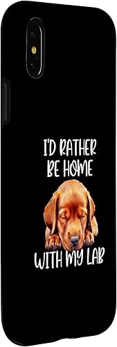 Miniatura 9 de Funda para iPhone 11 Pro Max Fox Red Lab Mom Dad I'd Rather Be Home Labrador Retriever