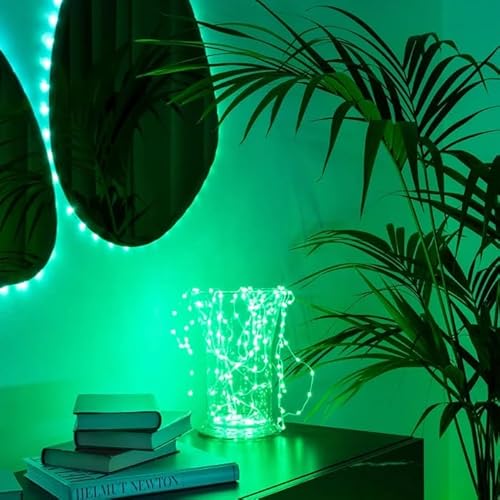 Dots 10m, Striscia LED Multicolore per Esterno e Interno, Striscia LED RGB Flessibile, Compatibile con Alexa e Google Home, IP44, 16M+ Colori, Controllo App, Filo Trasparente, 200 LED - Gadget - Immagine 2