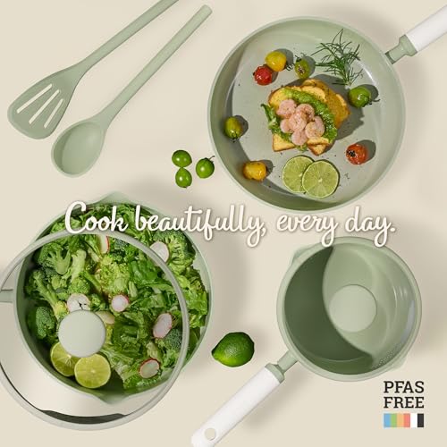 Save 75% on CAROTE Ceramic Nonstick Cookware Set - 9 Pieces - Image 7